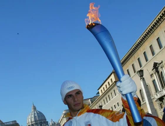 Il passaggio della Fiaccola Olimpica 2026