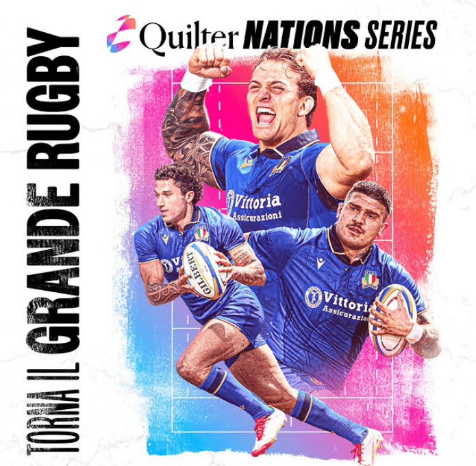 Italia VS Sudafrica Quilter Nations Series 2025