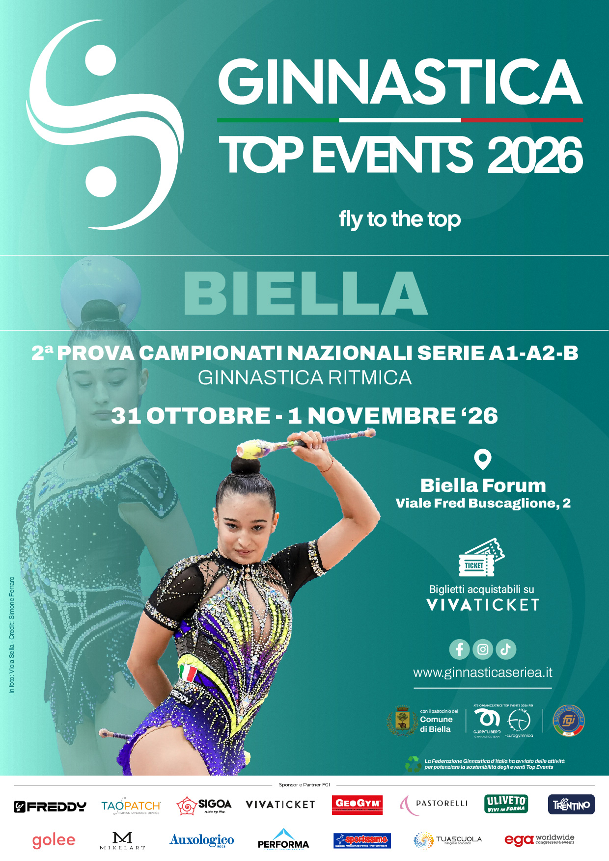 Top Events 2026 – 2^ prova del Campionato Serie A1, A2 e B di Ginnastica Ritmica